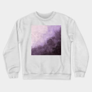 Purple Watercolor Cloud Painting Crewneck Sweatshirt